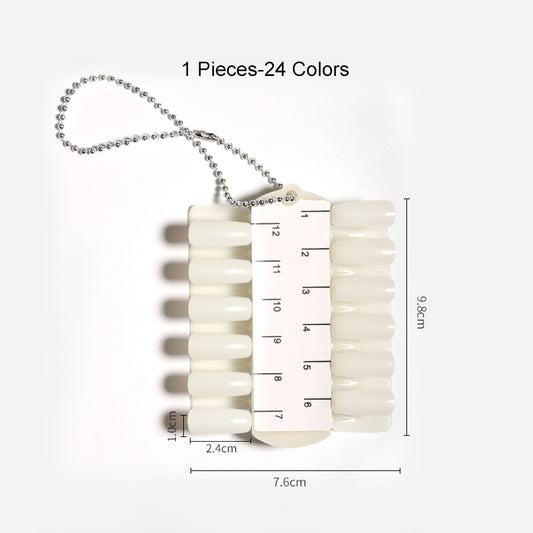 Nail Practicing Tips - Nail Colour Swatches - 24Tips / 36Tips