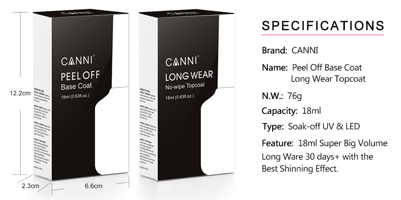 CANNI Reflective Disco UV/LED Nail Gel Polish Bundle