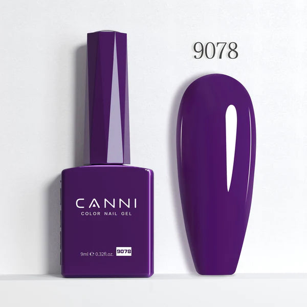CANNI® Hema Free 9ml Nail Gel Polish Soak Off LED Colours Shades 9073 - 9144