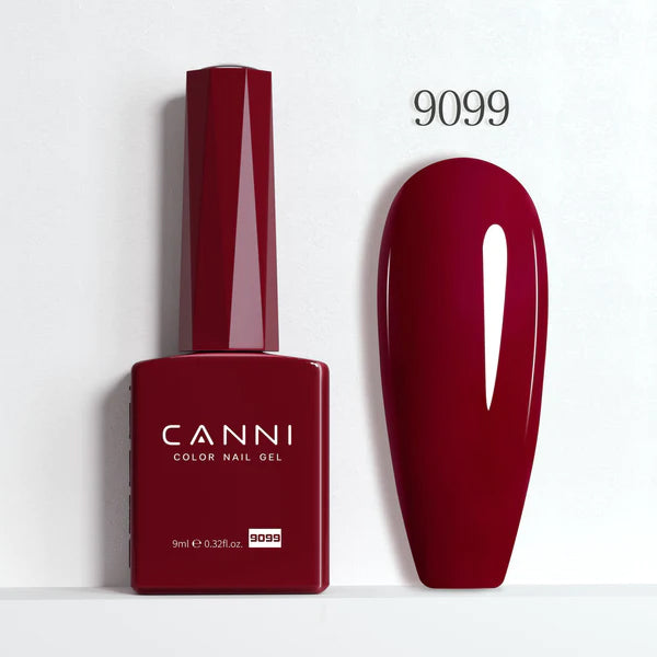 CANNI® Hema Free 9ml Nail Gel Polish Soak Off LED Colours Shades 9073 - 9144