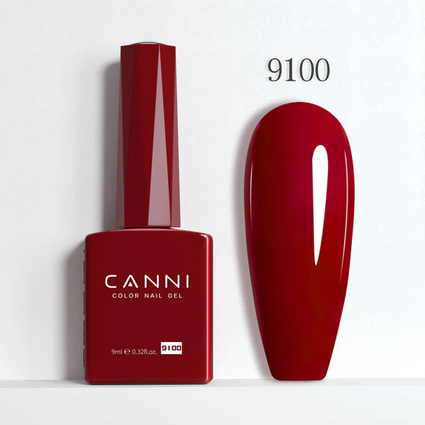 CANNI® Hema Free 9ml Nail Gel Polish Soak Off LED Colours Shades 9073 - 9144