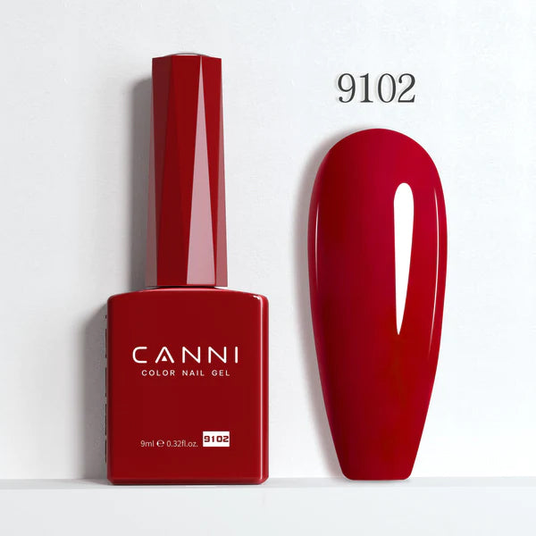 CANNI® Hema Free 9ml Nail Gel Polish Soak Off LED Colours Shades 9073 - 9144