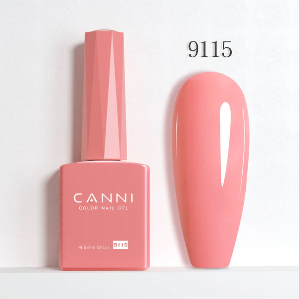 CANNI® Hema Free 9ml Nail Gel Polish Soak Off LED Colours Shades 9073 - 9144