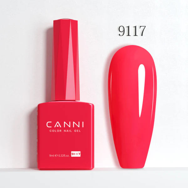 CANNI® Hema Free 9ml Nail Gel Polish Soak Off LED Colours Shades 9073 - 9144