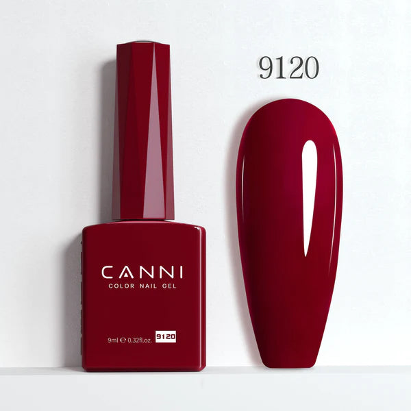 CANNI® Hema Free 9ml Nail Gel Polish Soak Off LED Colours Shades 9073 - 9144