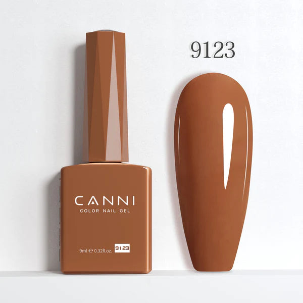CANNI® Hema Free 9ml Nail Gel Polish Soak Off LED Colours Shades 9073 - 9144