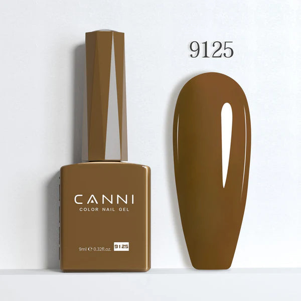 CANNI® Hema Free 9ml Nail Gel Polish Soak Off LED Colours Shades 9073 - 9144