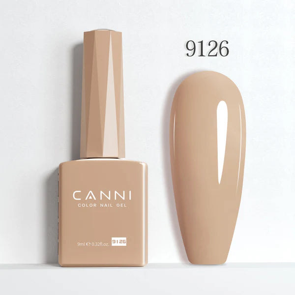 CANNI® Hema Free 9ml Nail Gel Polish Soak Off LED Colours Shades 9073 - 9144