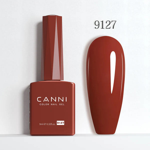 CANNI® Hema Free 9ml Nail Gel Polish Soak Off LED Colours Shades 9073 - 9144