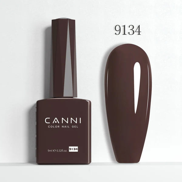 CANNI® Hema Free 9ml Nail Gel Polish Soak Off LED Colours Shades 9073 - 9144
