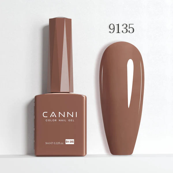 CANNI® Hema Free 9ml Nail Gel Polish Soak Off LED Colours Shades 9073 - 9144