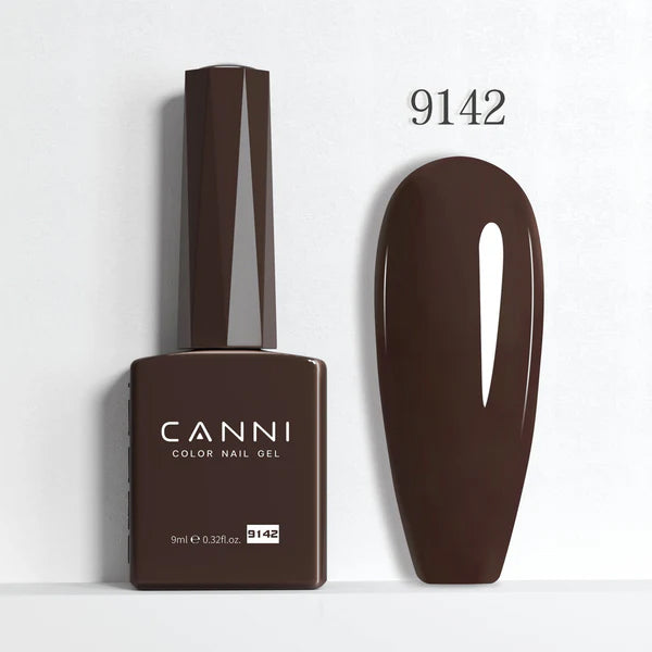 CANNI® Hema Free 9ml Nail Gel Polish Soak Off LED Colours Shades 9073 - 9144