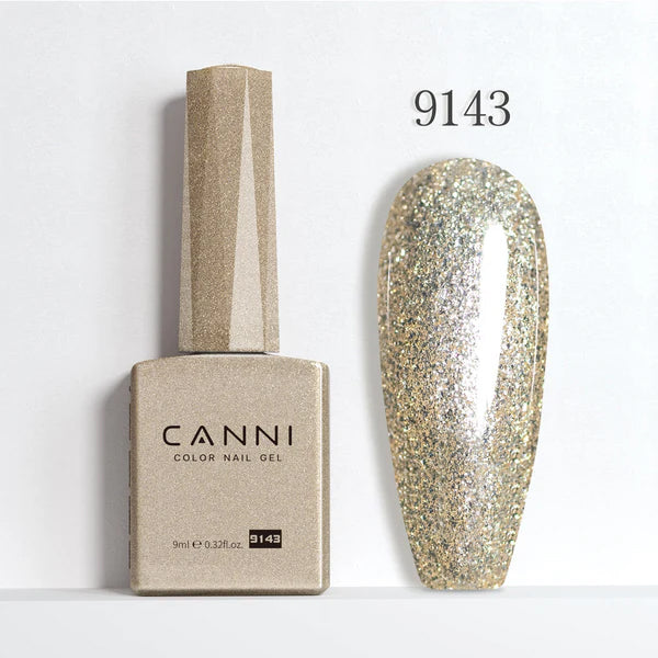 CANNI® Hema Free 9ml Nail Gel Polish Soak Off LED Colours Shades 9073 - 9144