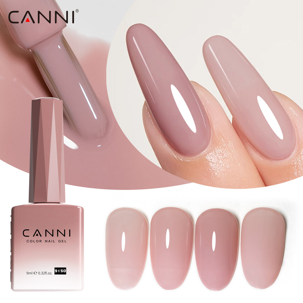 CANNI® Hema Free 9ml Nail Gel Polish Soak Off UV LED Jelly Nude Shades 9145-9168