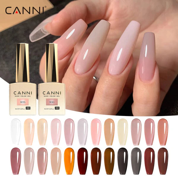 CANNI HEMA FREE 30pcs Nail Gel Polish Kit - CC3 (Translucent Series)