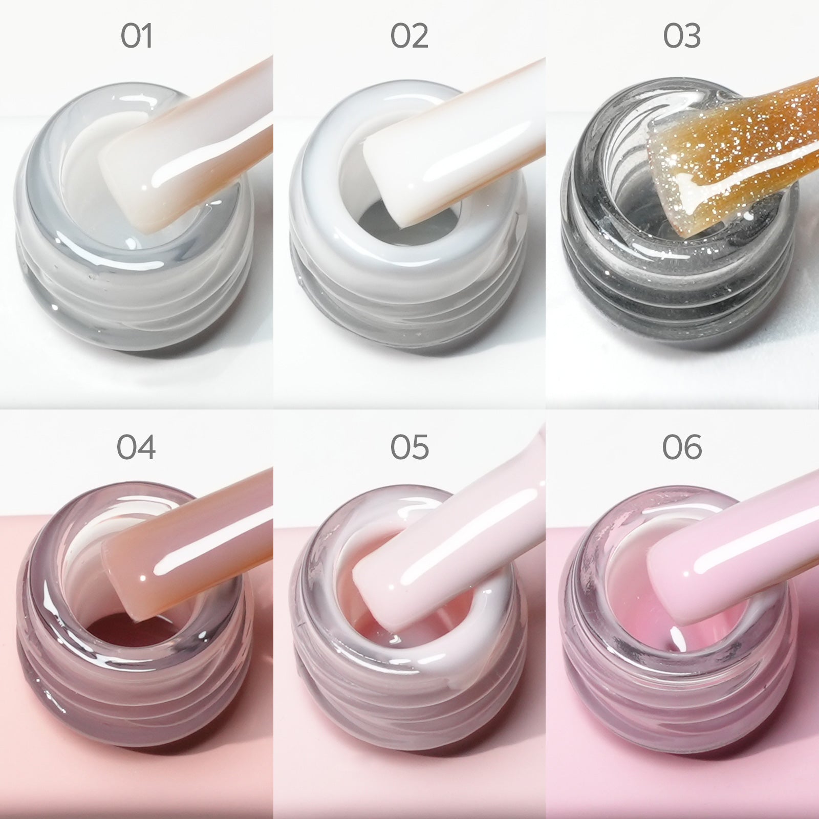 CANNI Colourful Rubber Base Gel - 9ml