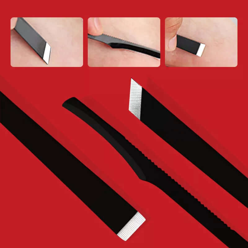 16 pcs Manicure Pedicure Set Finger Toe Nail Clippers Scissors Manicure Grooming Kit - Black Pouch