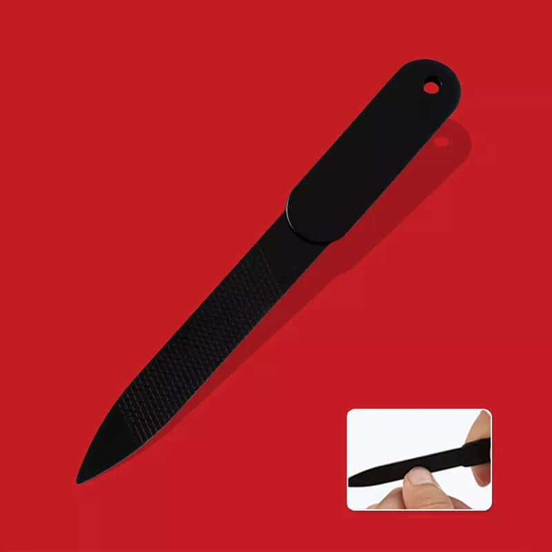 16 pcs Manicure Pedicure Set Finger Toe Nail Clippers Scissors Manicure Grooming Kit - Black Pouch