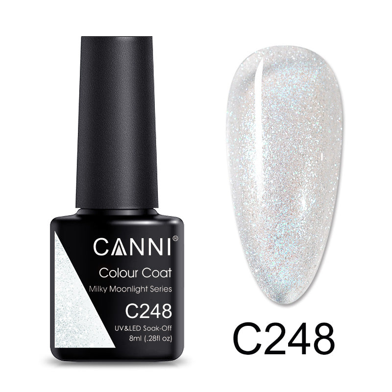 CANNI Luxury Lite UV / LED Nail Gel Varnish - 8ml (Shade C201 - C264)