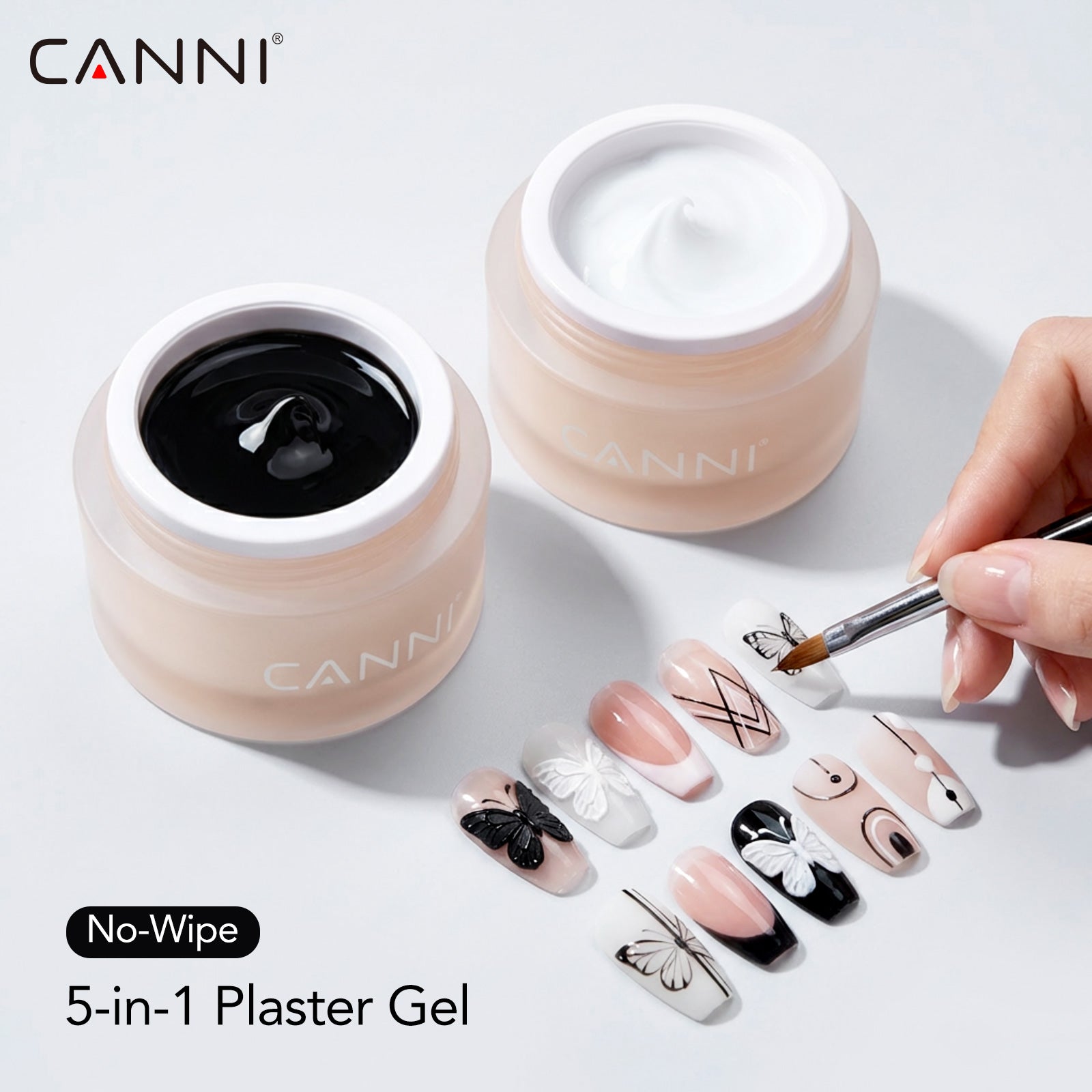 5-in-1 Plaster Gel Black / White