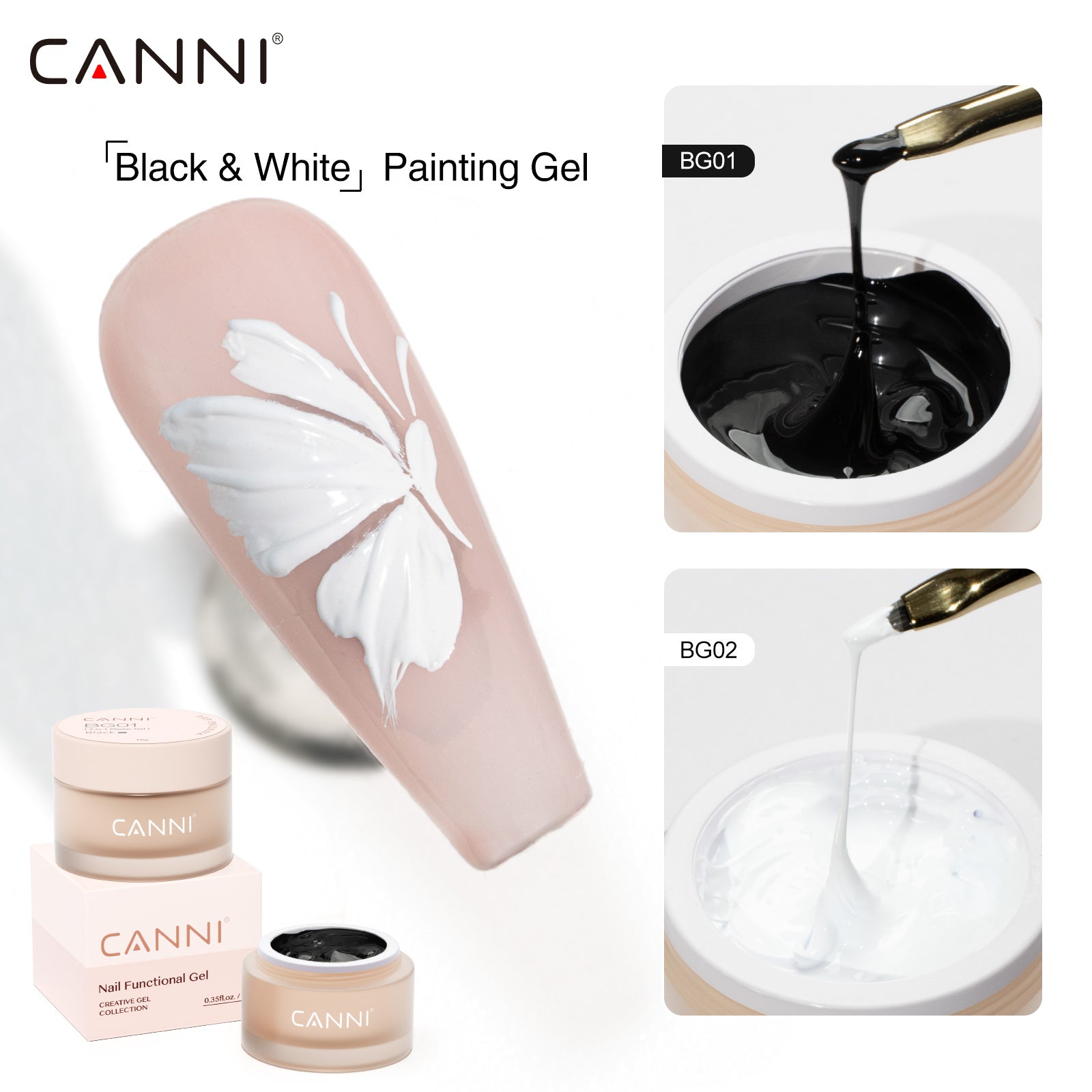 5-in-1 Plaster Gel Black / White