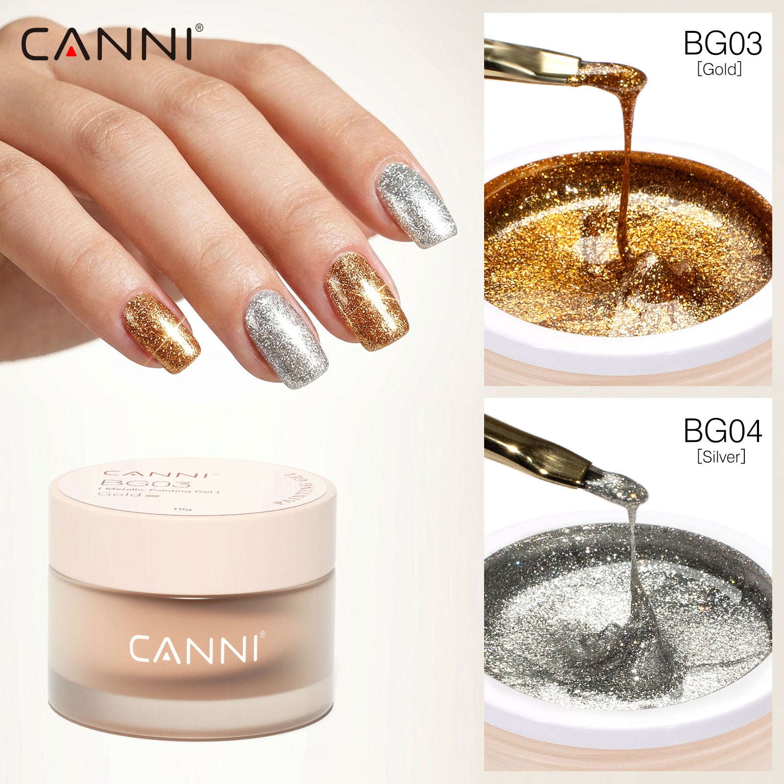 Platinum Liner Gel Gold / Silver