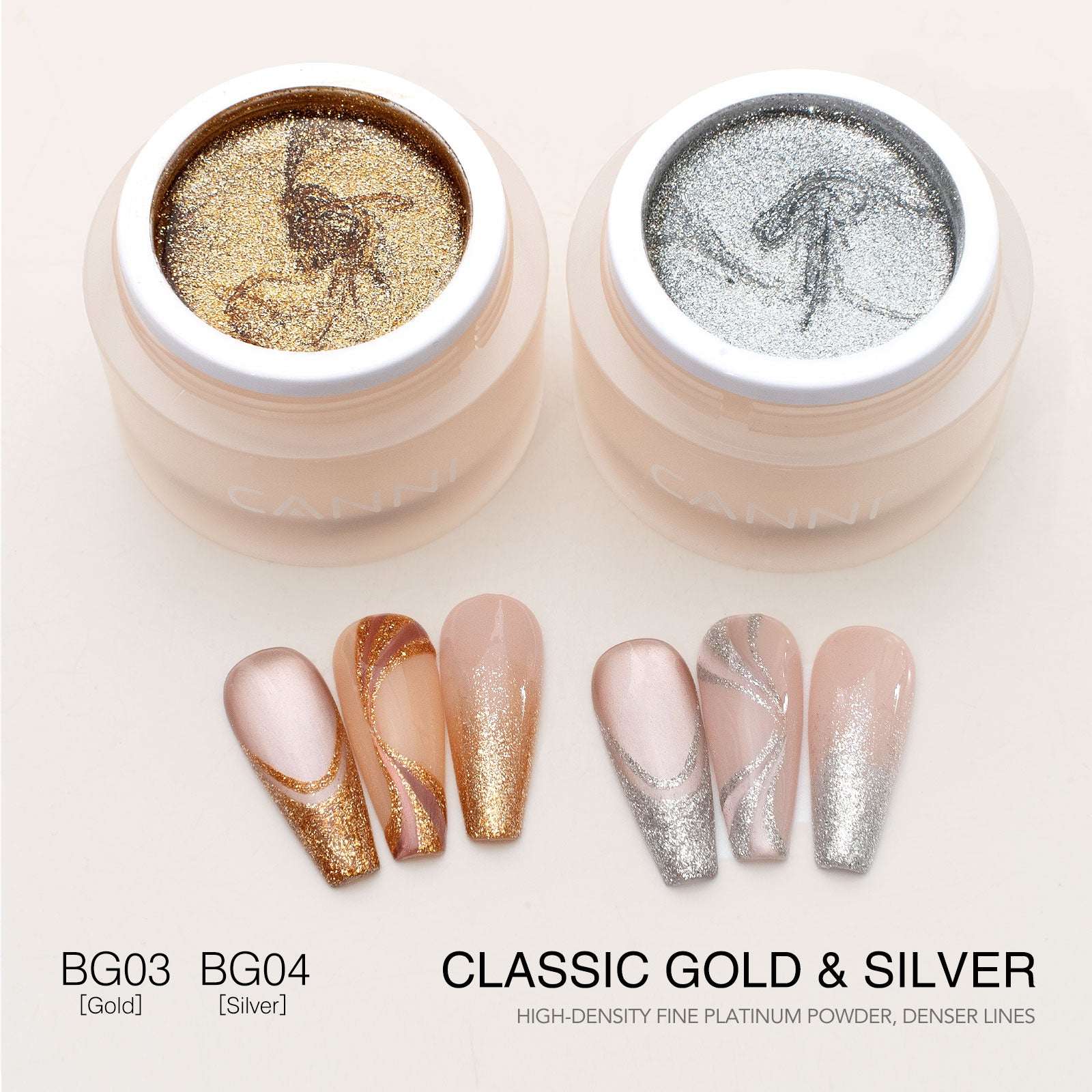 Platinum Liner Gel Gold / Silver