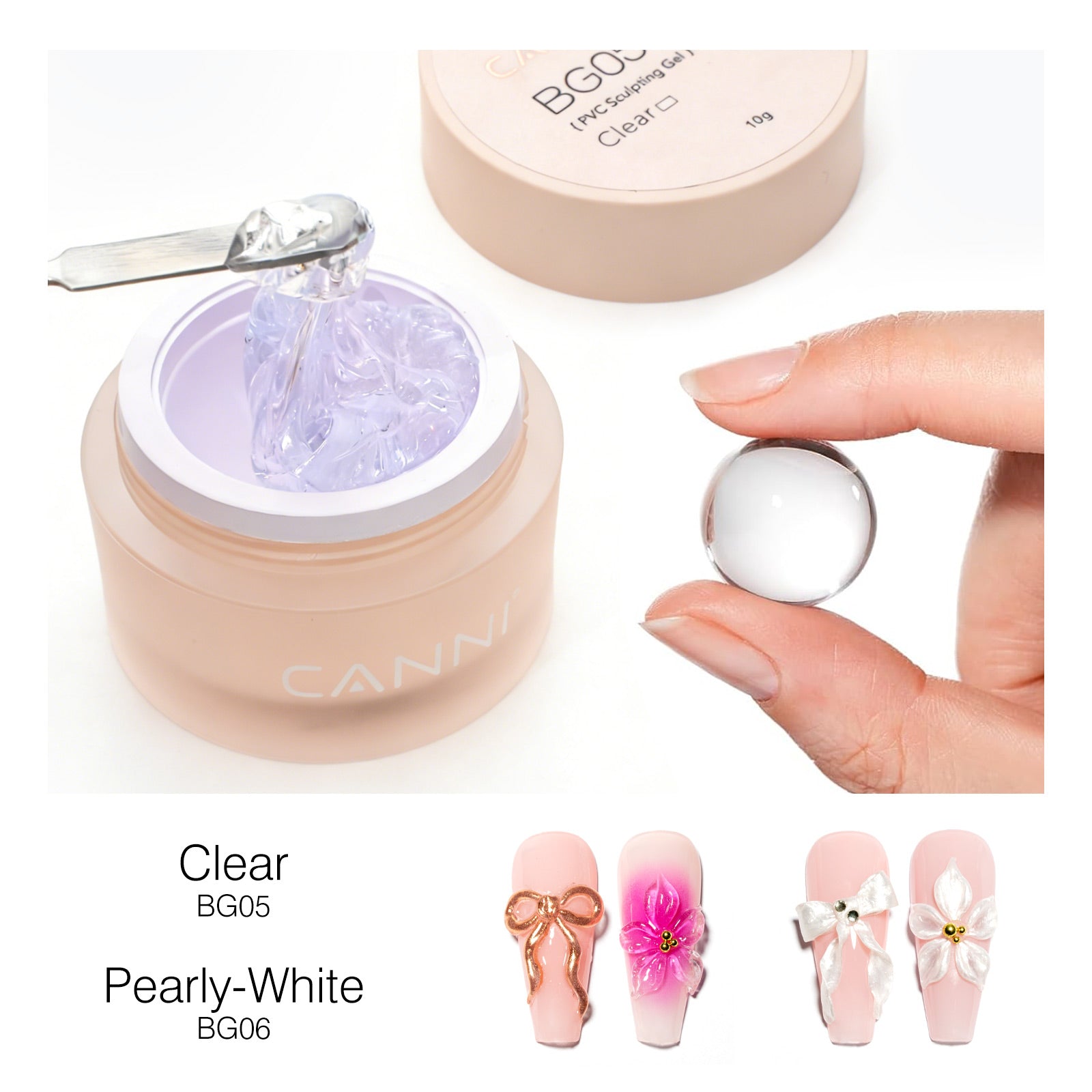 PVC Sculpting Gel Clear / Pearly White