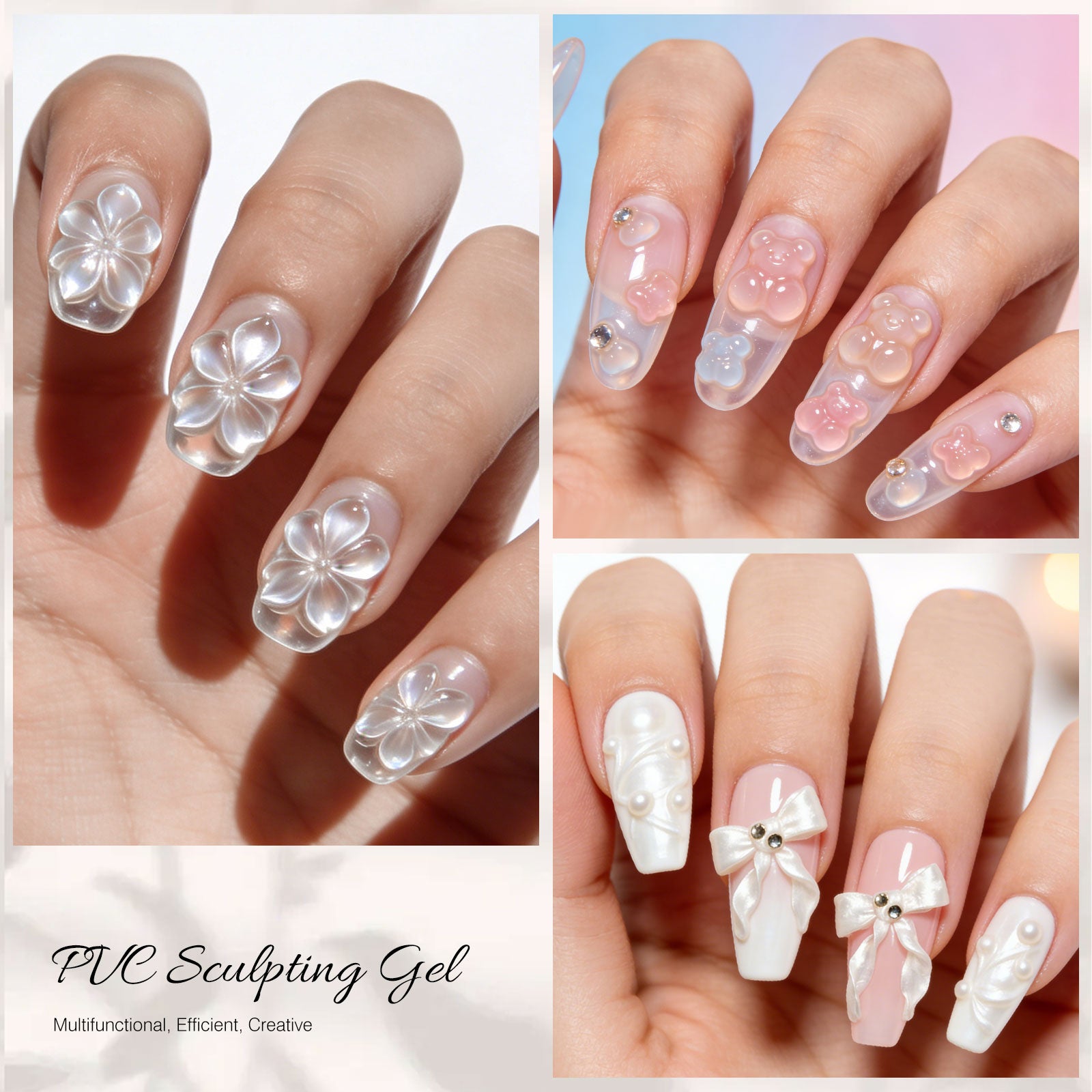 PVC Sculpting Gel Clear / Pearly White