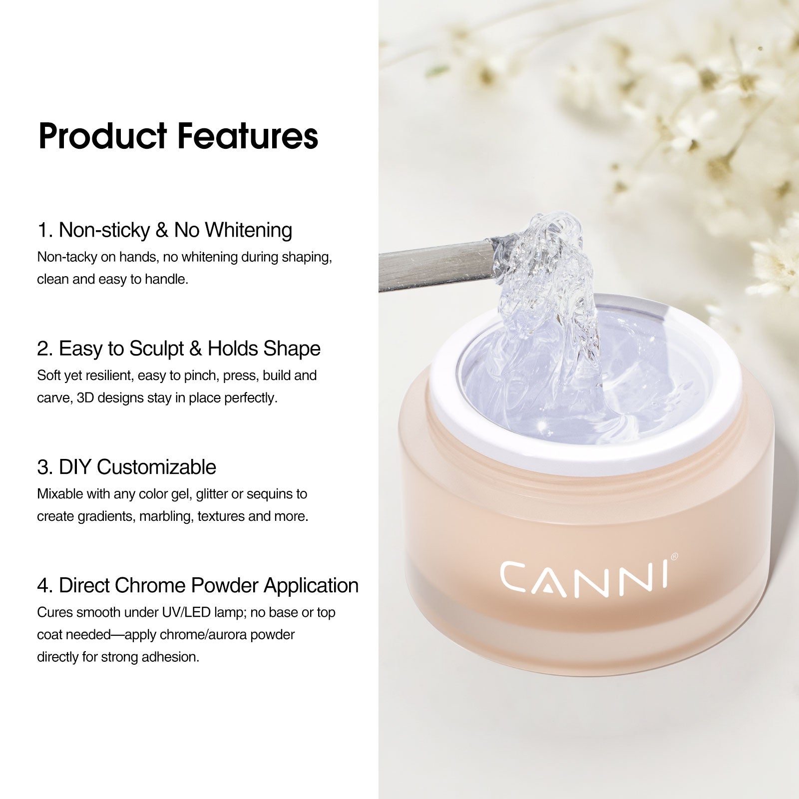 PVC Sculpting Gel Clear / Pearly White