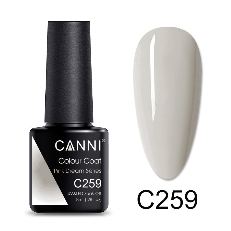 CANNI Luxury Lite UV / LED Nail Gel Varnish - 8ml (Shade C201 - C264)
