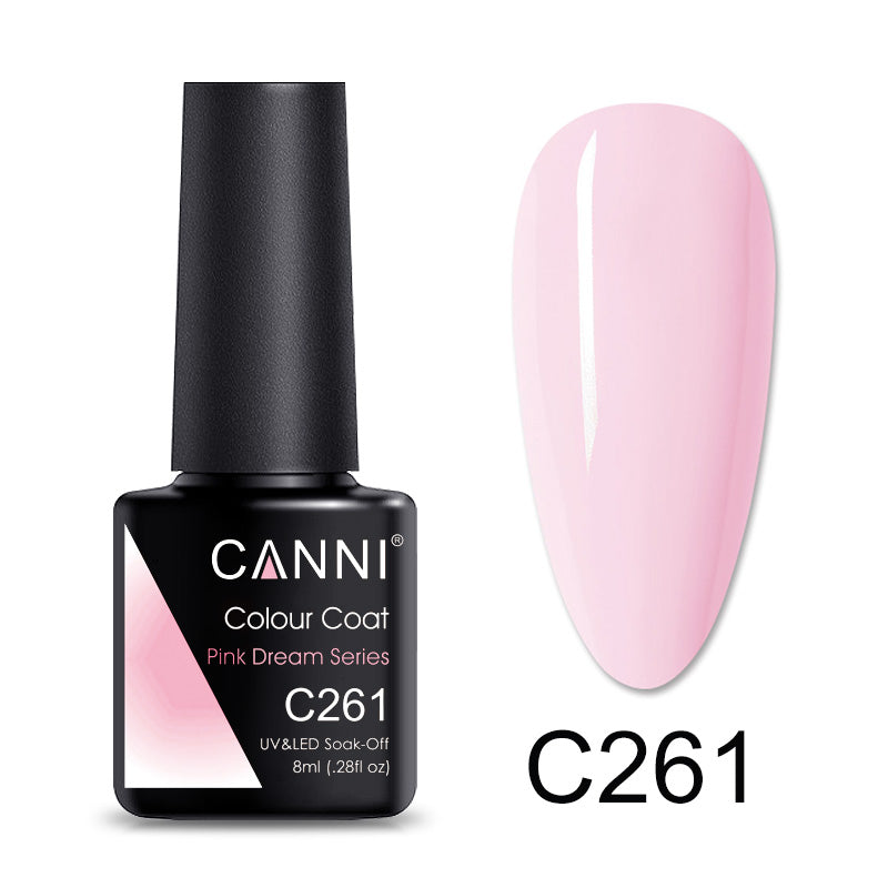 CANNI Luxury Lite UV / LED Nail Gel Varnish - 8ml (Shade C201 - C264)
