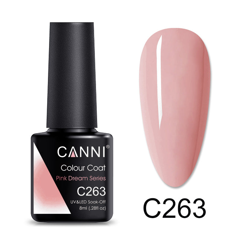 CANNI Luxury Lite UV / LED Nail Gel Varnish - 8ml (Shade C201 - C264)