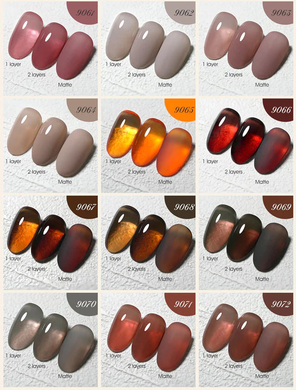 CANNI HEMA FREE 30pcs Nail Gel Polish Kit - CC3 (Translucent Series)