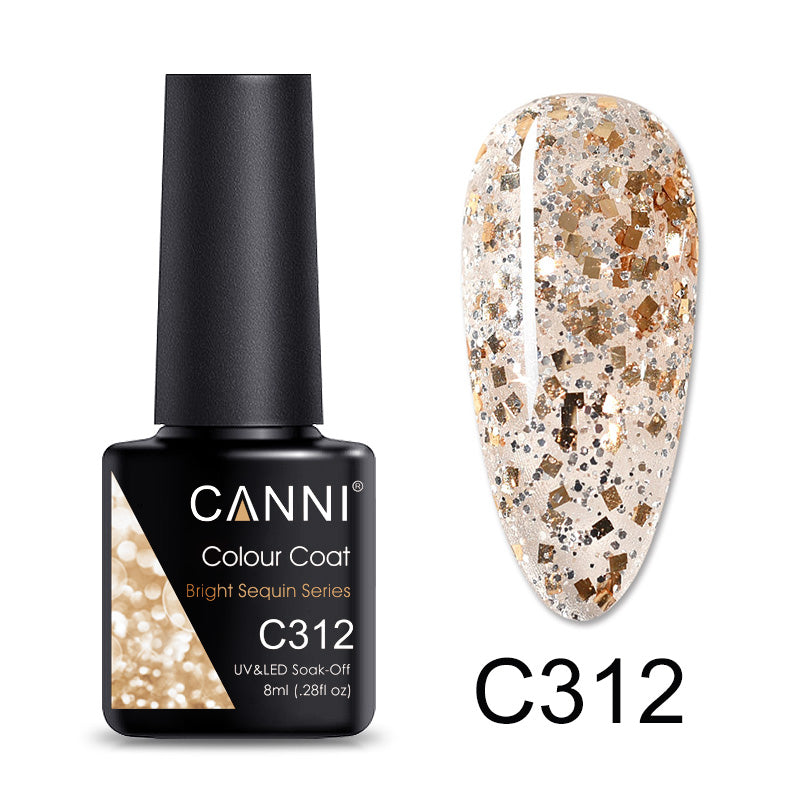 CANNI Luxury Lite UV / LED Nail Gel Varnish - 8ml (Shade C265 - C320)