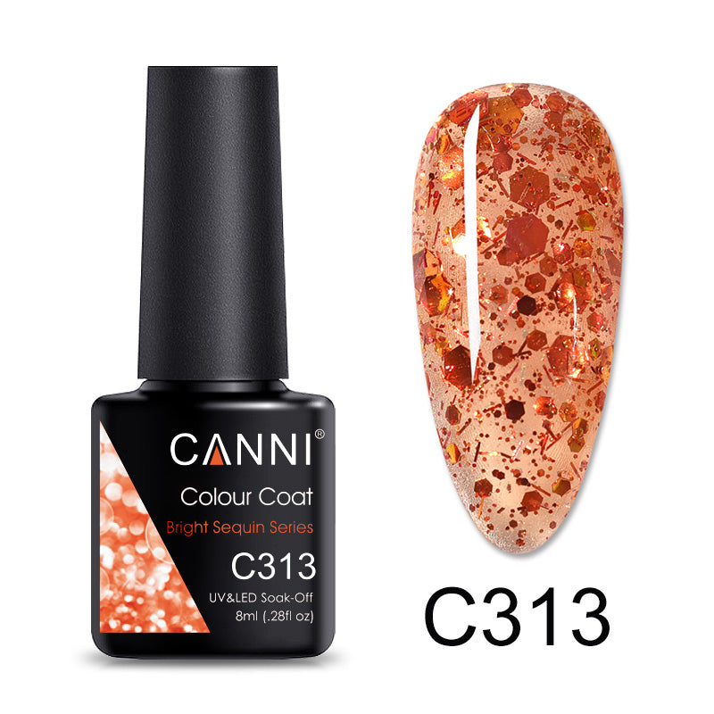 CANNI Luxury Lite UV / LED Nail Gel Varnish - 8ml (Shade C265 - C320)