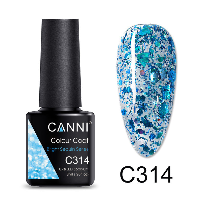 CANNI Luxury Lite UV / LED Nail Gel Varnish - 8ml (Shade C265 - C320)