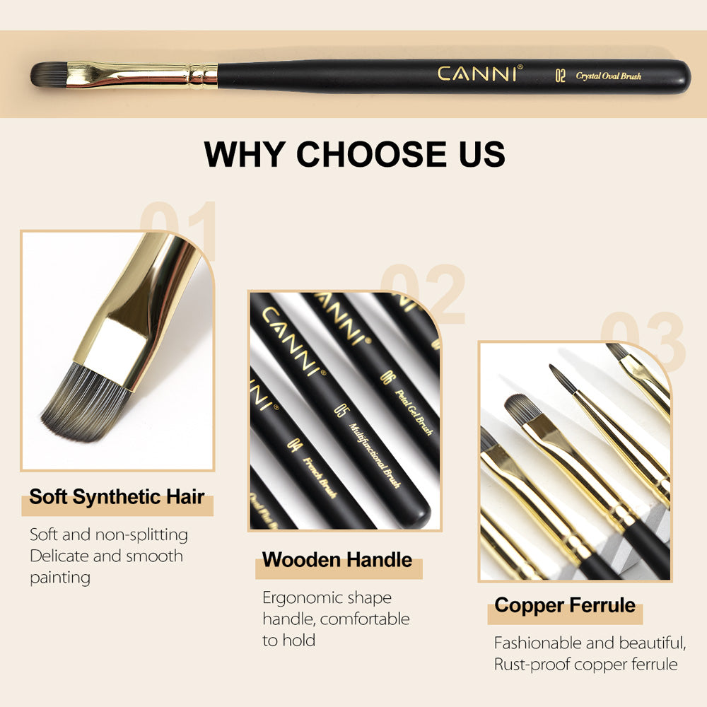 CANNI Flat Gel Brush #01