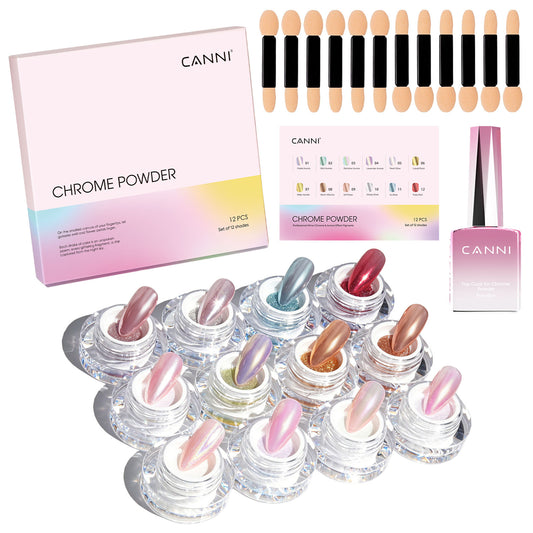 CANNI Chrome Powder 12pcs Set