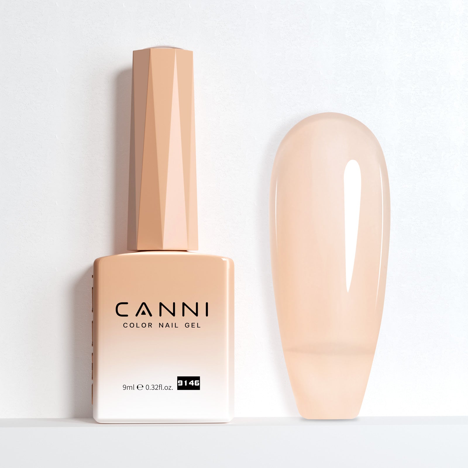 CANNI® Hema Free 9ml Nail Gel Polish Soak Off UV LED Jelly Nude Shades 9145-9168
