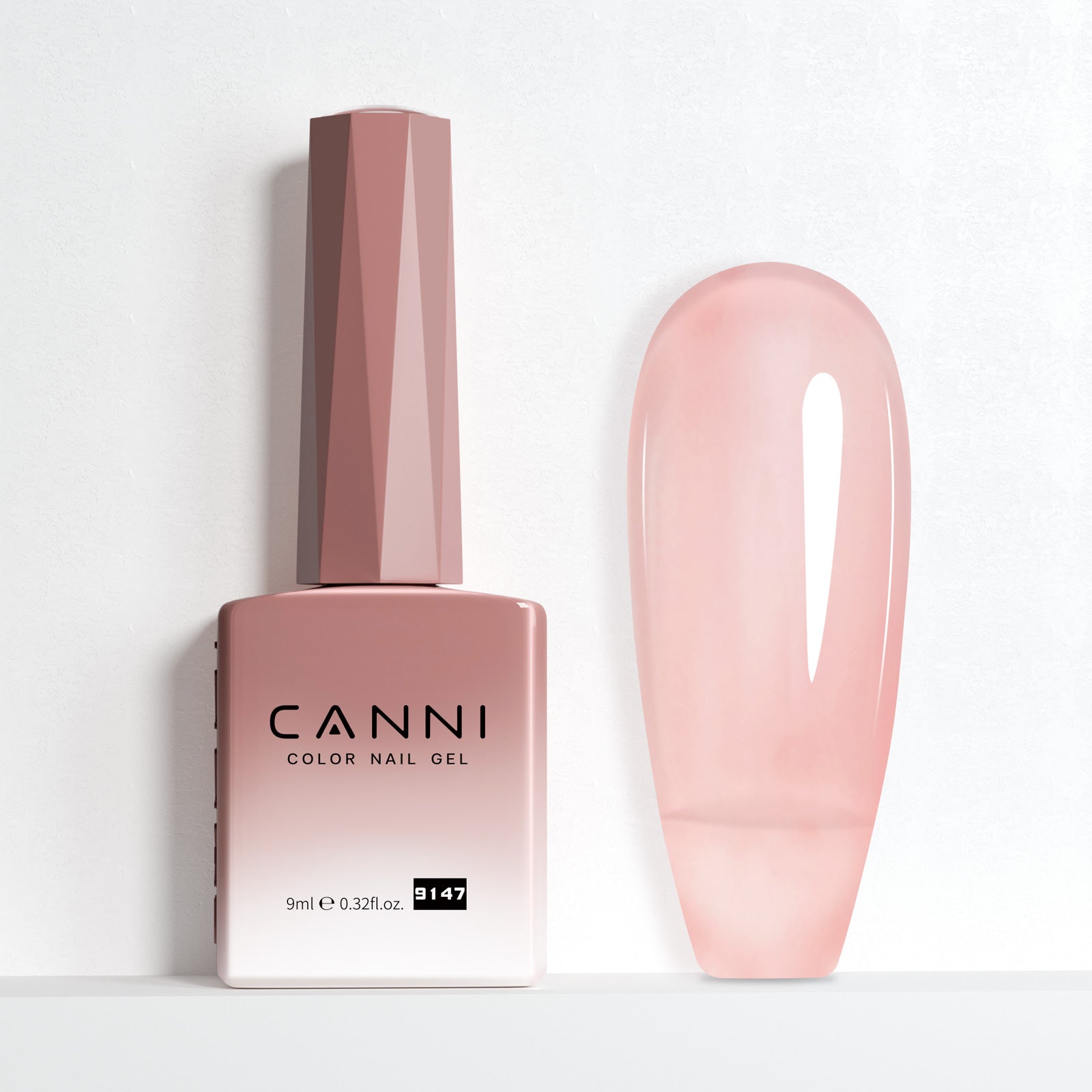CANNI® Hema Free 9ml Nail Gel Polish Soak Off UV LED Jelly Nude Shades 9145-9168