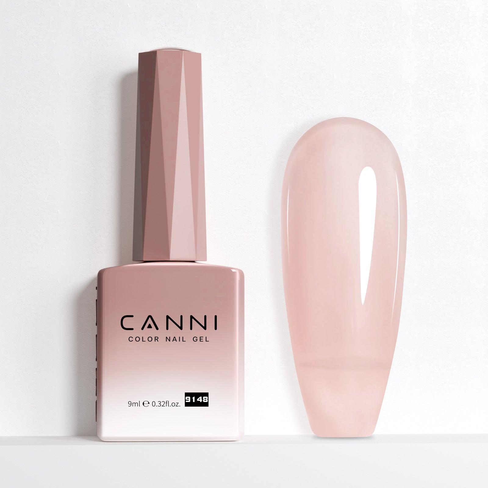 CANNI® Hema Free 9ml Nail Gel Polish Soak Off UV LED Jelly Nude Shades 9145-9168