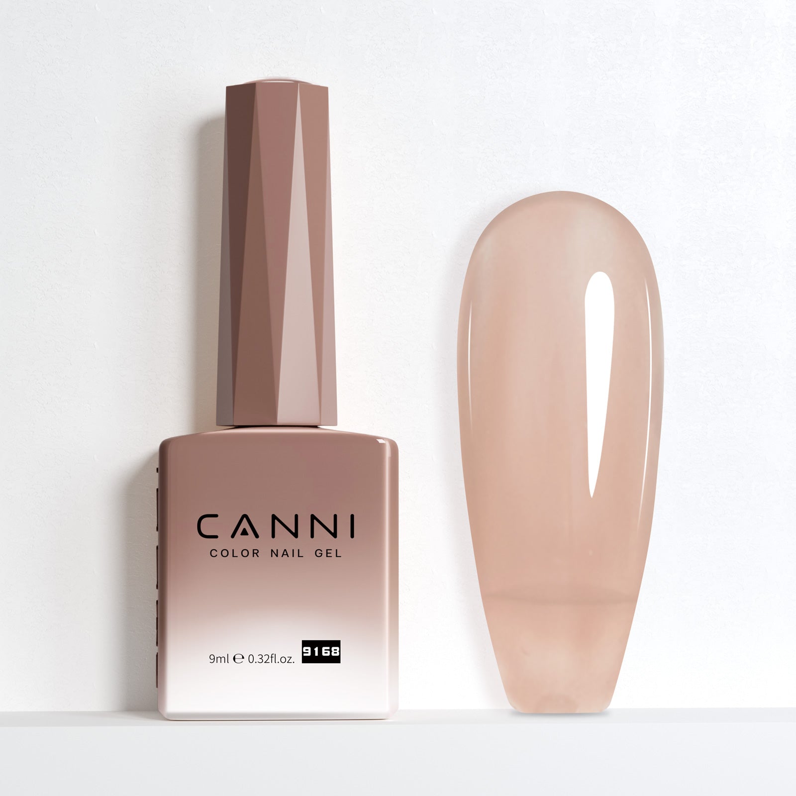 CANNI® Hema Free 9ml Nail Gel Polish Soak Off UV LED Jelly Nude Shades 9145-9168