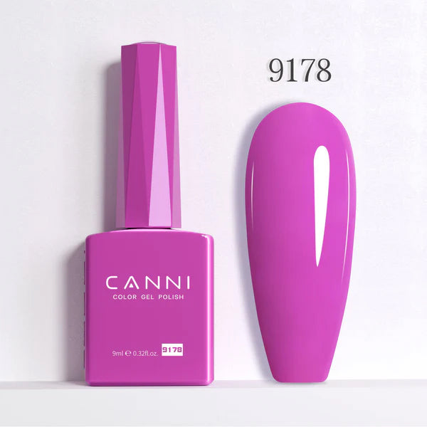 CANNI® Hema Free 9ml Nail Gel Polish Soak Off UV LED - 9169-9192
