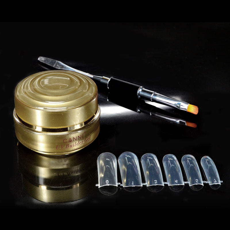 Acrylic Nails Tips Moulds For Hard Jelly UV Poly Gel Gum - 100 pcs