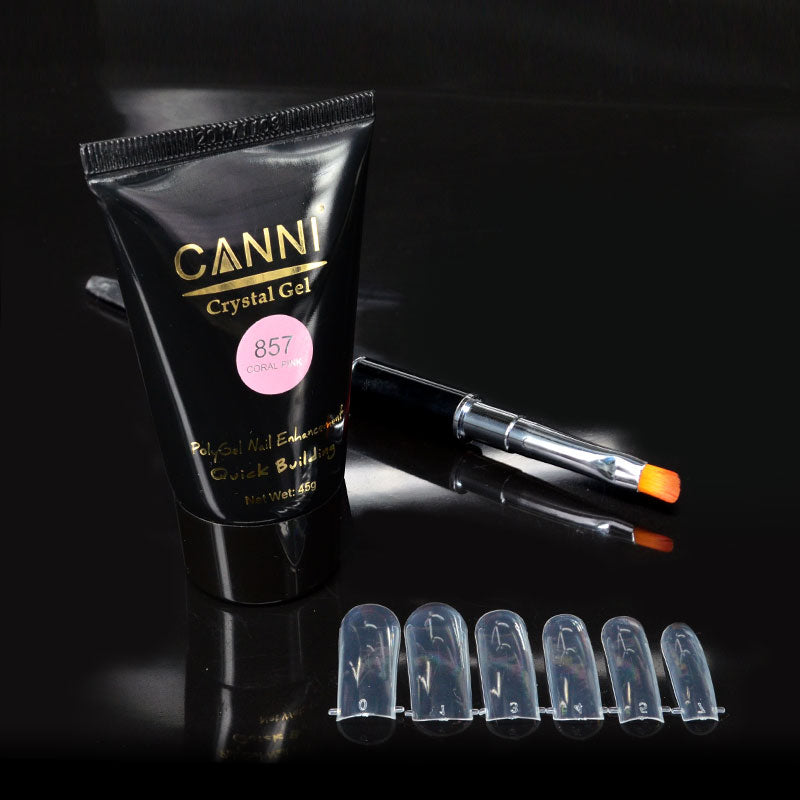 Acrylic Nails Tips Moulds For Hard Jelly UV Poly Gel Gum - 100 pcs