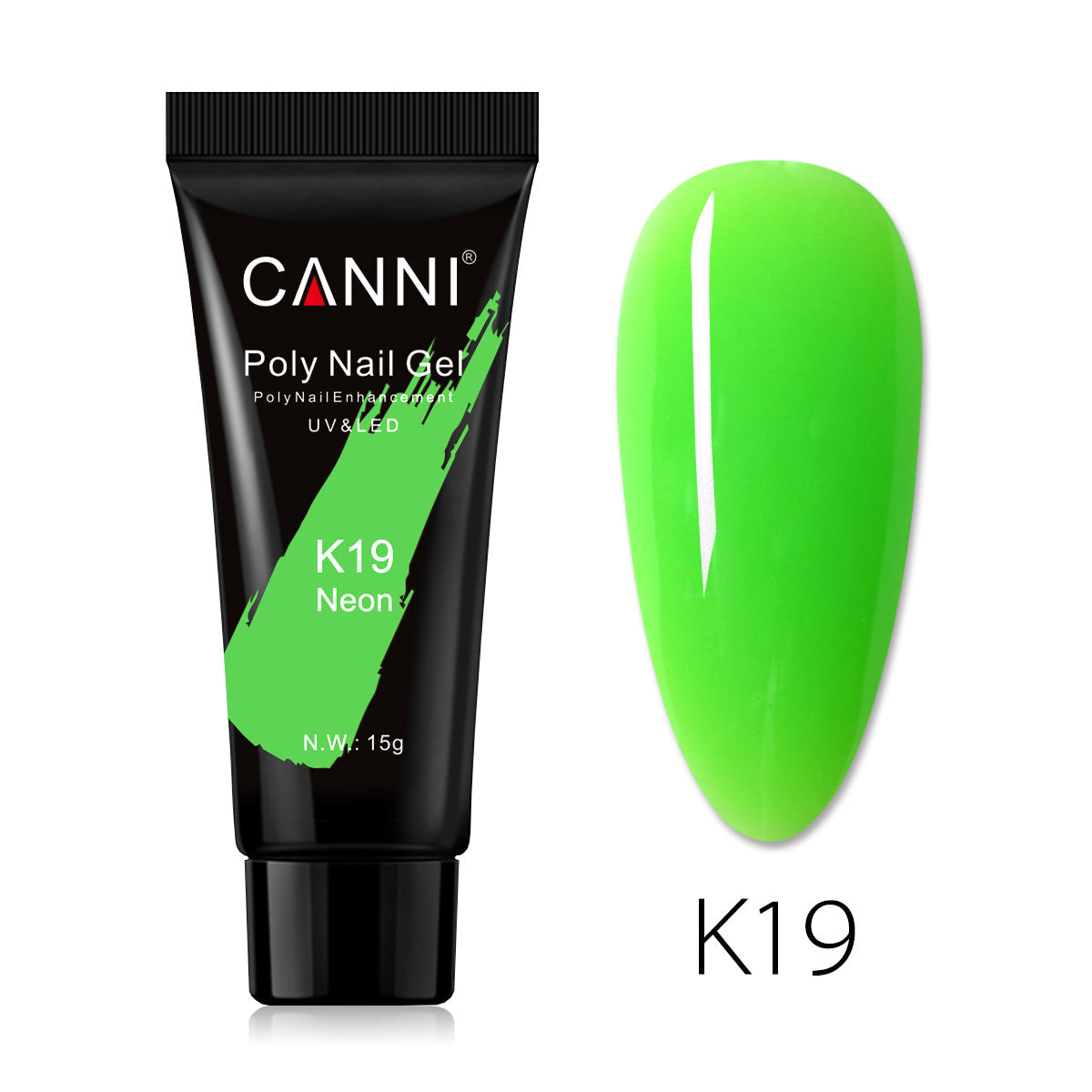 CANNI 15ml Poly Gel UV LED Soak Off Nail Extension Builder Gel False Nails