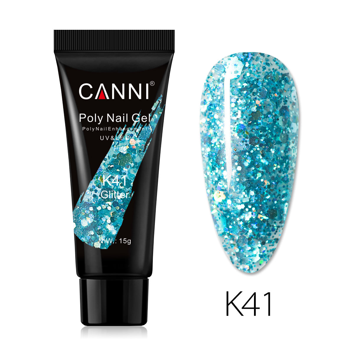 CANNI 15ml Poly Gel UV LED Soak Off Nail Extension Builder Gel False Nails