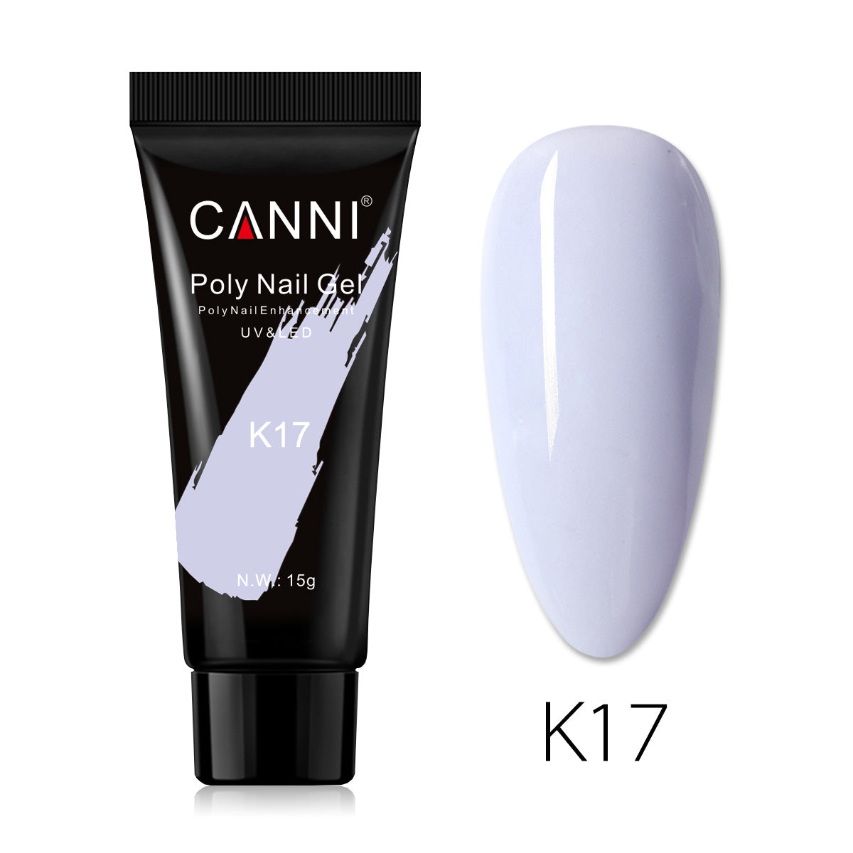 CANNI 15ml Poly Gel UV LED Soak Off Nail Extension Builder Gel False Nails