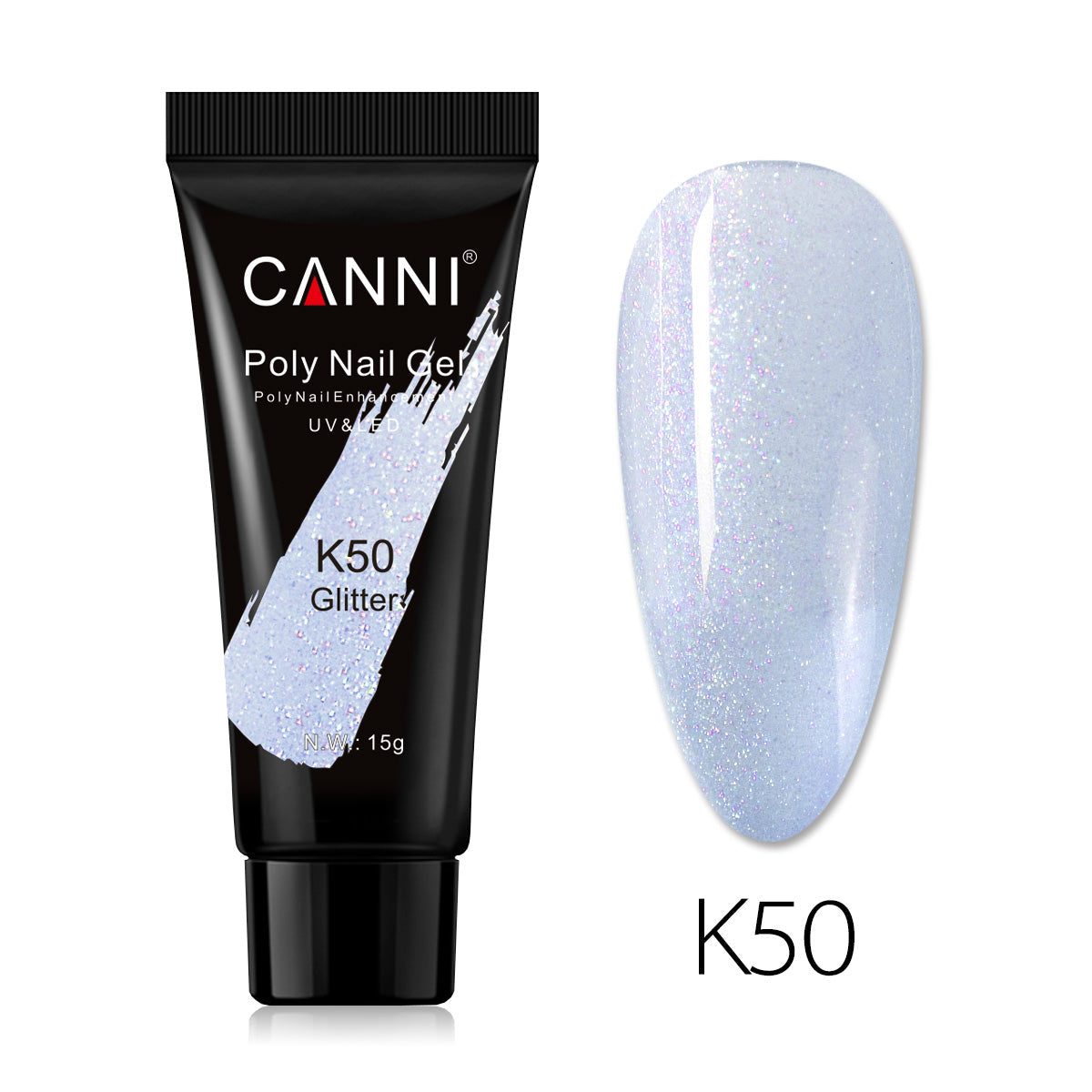 CANNI 15ml Poly Gel UV LED Soak Off Nail Extension Builder Gel False Nails